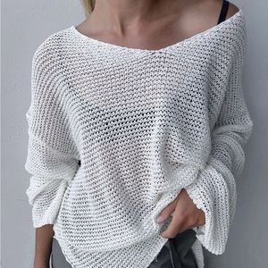 COPY - Oak and Fort CROCHET LONG SLEEVE TOP